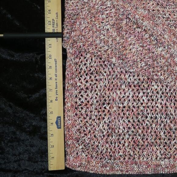 NEW Chadwick's Boston Chunky Knit Tunic Pullover Large Pink Multi 1/2 sleeve NWT - Picture 5 of 10